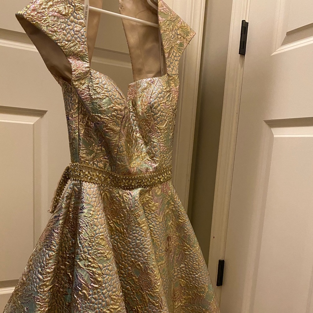 Sherri Hill Gold Cocktail